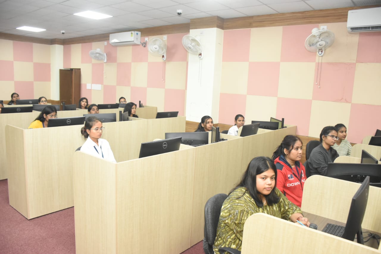 Students at LNMU computer lab