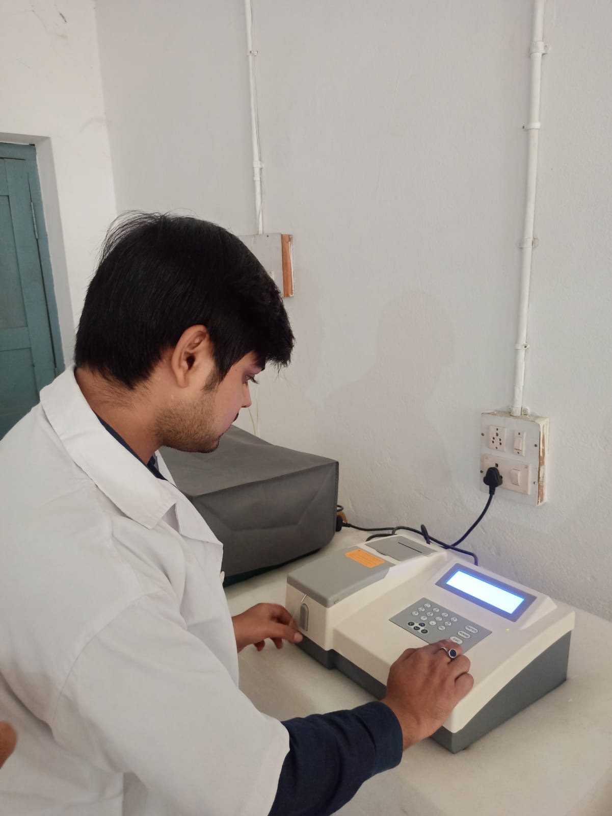 Forensic instrumentation in use